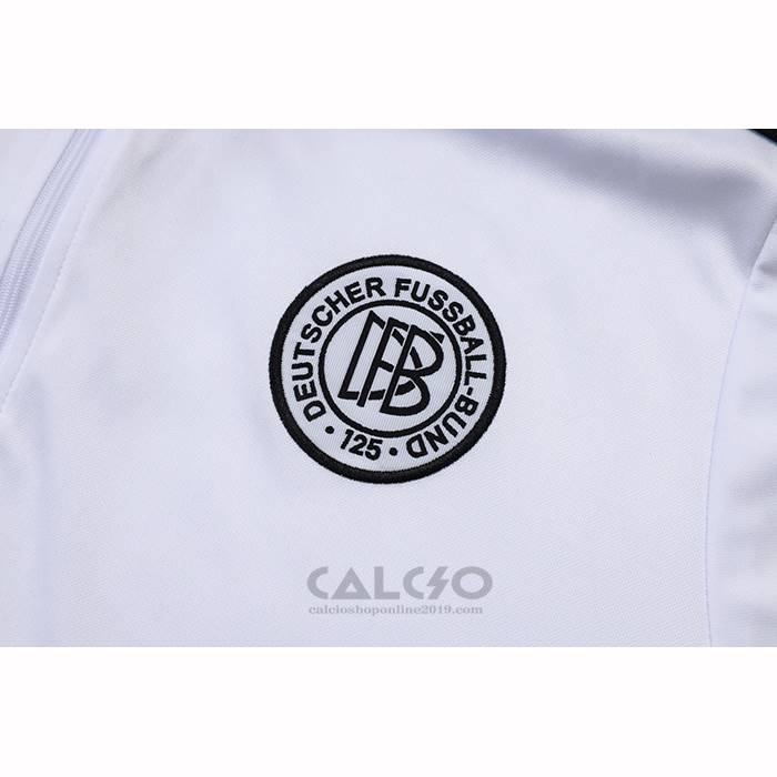 Tuta da Track di Felpa Germania 125 Aniversario Bambino 2025-2026 Bianco